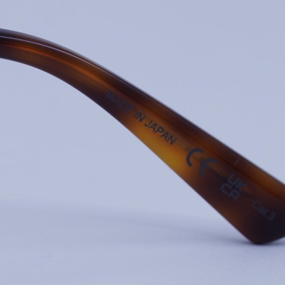 Saint Laurent SL 766 004 Sunglasses Havana/Gold Rectangle Frame, Grey Lenses - Picture 7 of 10